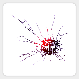 Shattered Glass Autobot Logo Magnet